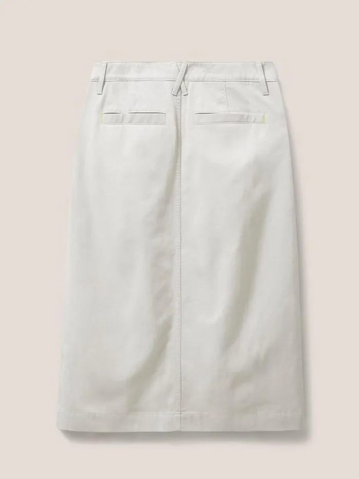 White Stuff SKIRTS Penny Midi Skirt Mid Grey 8211 Women White Stuff SKIRTS Penny Midi Skirt Mid Grey 8211 Women