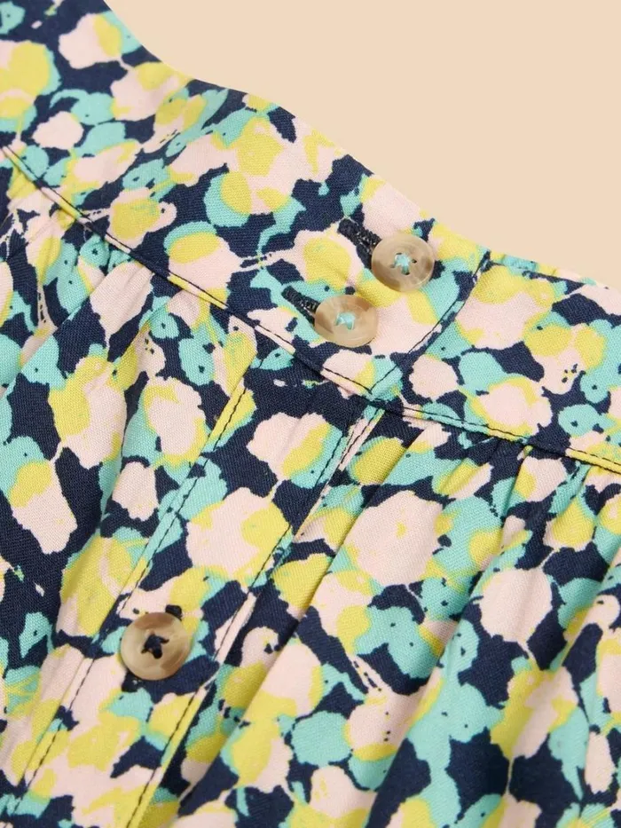 White Stuff SKIRTS Sarah Eco Vero Knee Skirt Navy Print 8211 Women White Stuff SKIRTS Sarah Eco Vero Knee Skirt Navy Print 8211 Women