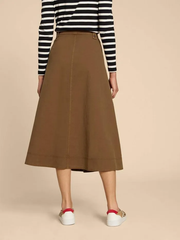 White Stuff SKIRTS Tara Chino Skirt Mid Tan 8211 Women White Stuff SKIRTS Tara Chino Skirt Mid Tan 8211 Women