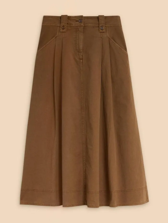 White Stuff SKIRTS Tara Chino Skirt Mid Tan 8211 Women White Stuff SKIRTS Tara Chino Skirt Mid Tan 8211 Women