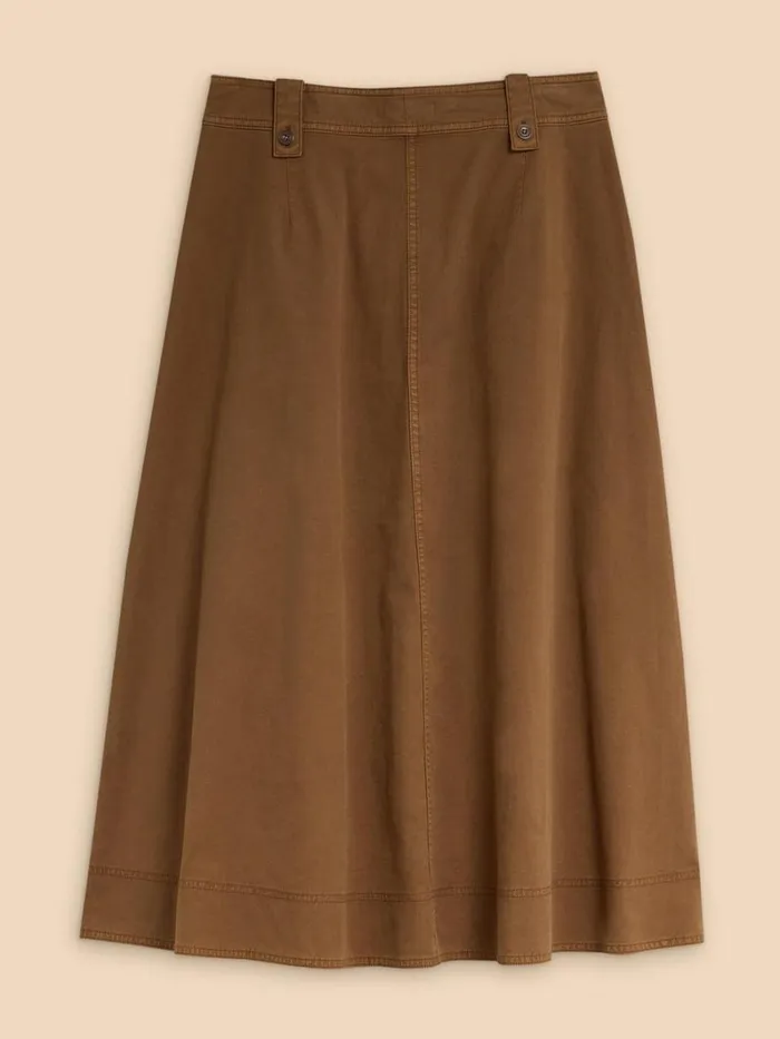 White Stuff SKIRTS Tara Chino Skirt Mid Tan 8211 Women White Stuff SKIRTS Tara Chino Skirt Mid Tan 8211 Women