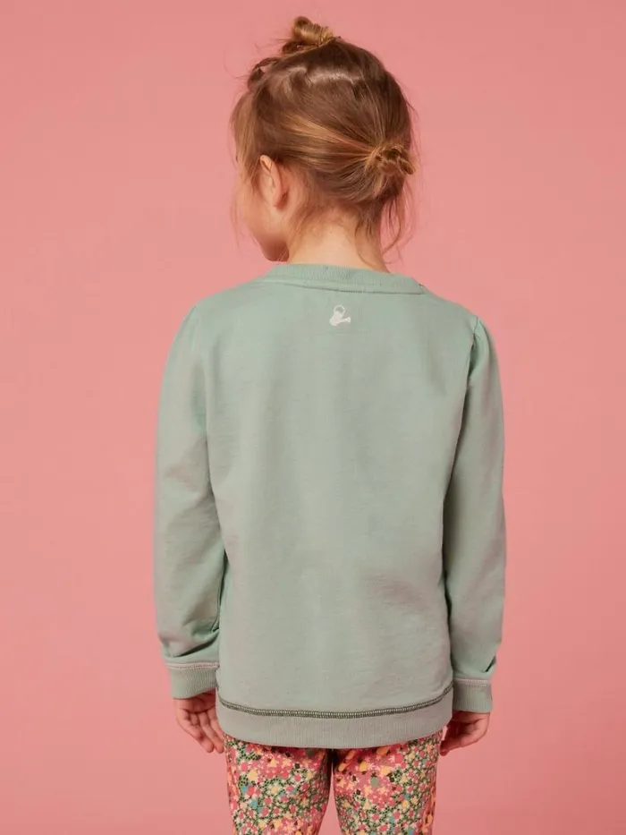 White Stuff SWEATS Bouquet Jersey Sweat Green Multi 8211 Kids White Stuff SWEATS Bouquet Jersey Sweat Green Multi 8211 Kids