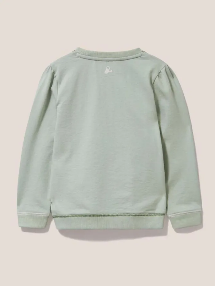 White Stuff SWEATS Bouquet Jersey Sweat Green Multi 8211 Kids White Stuff SWEATS Bouquet Jersey Sweat Green Multi 8211 Kids