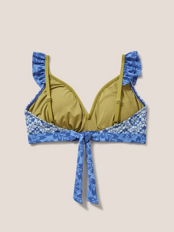 White Stuff SWIMWEAR Beth Bikini Top Blue Multi 8211 Women White Stuff SWIMWEAR Beth Bikini Top Blue Multi 8211 Women