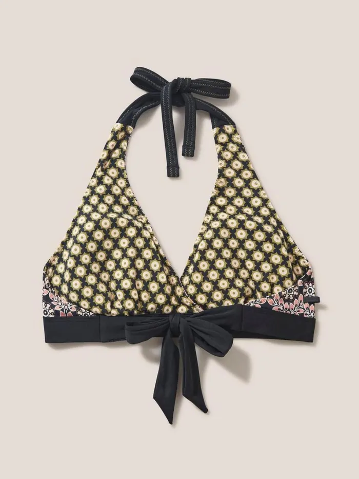 White Stuff SWIMWEAR Sunshine Reversible Bikini Top Black Multi 8211 Women White Stuff SWIMWEAR Sunshine Reversible Bikini Top Black Multi 8211 Women