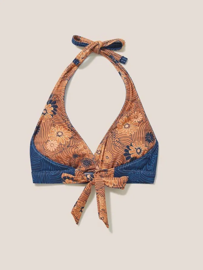 White Stuff SWIMWEAR Sunshine Reversible Bikini Top Navy Print 8211 Women White Stuff SWIMWEAR Sunshine Reversible Bikini Top Navy Print 8211 Women