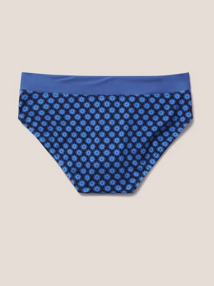 White Stuff SWIMWEAR Tally Classic Bikini Bottom Blue Multi 8211 Women White Stuff SWIMWEAR Tally Classic Bikini Bottom Blue Multi 8211 Women