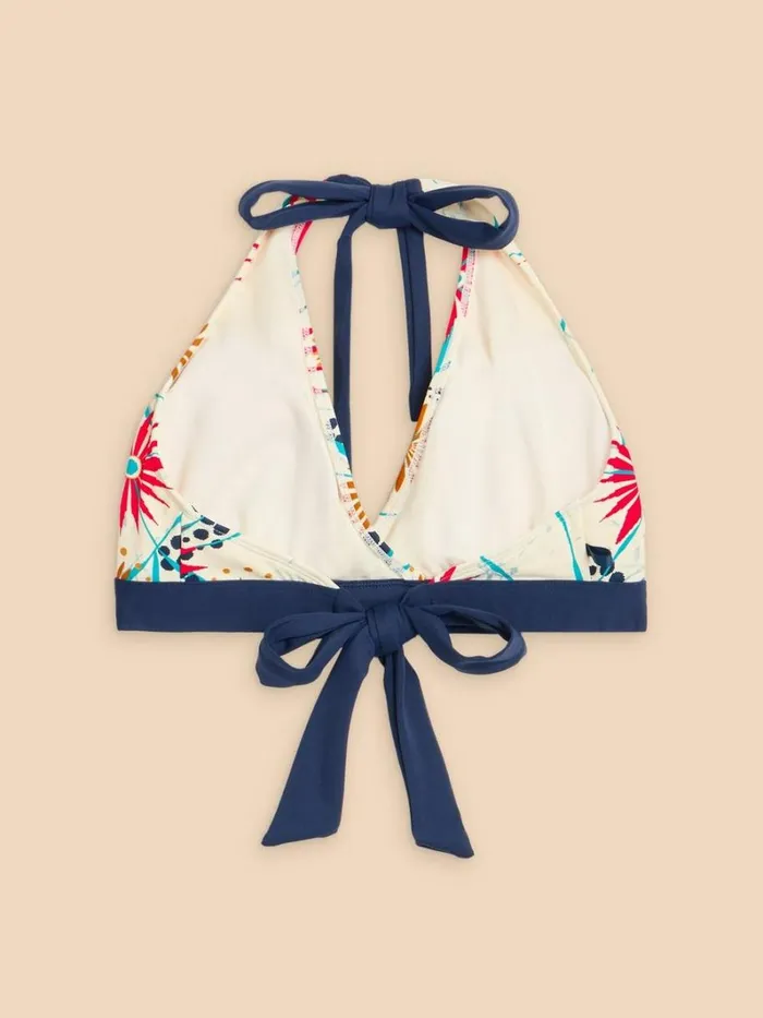 White Stuff SWIMWEAR Valley Bikini Top Ivory Multi 8211 Women White Stuff SWIMWEAR Valley Bikini Top Ivory Multi 8211 Women