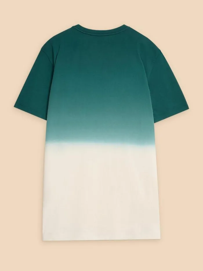 White Stuff TSHIRTS Abersoch Dip Dye SS Tee Teal Multi 8211 Men White Stuff TSHIRTS Abersoch Dip Dye SS Tee Teal Multi 8211 Men