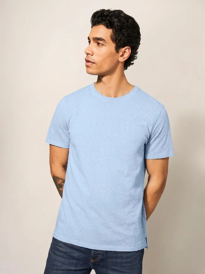 White Stuff TSHIRTS Abersoch Short Sleeve Tee Light Blue 8211 Men