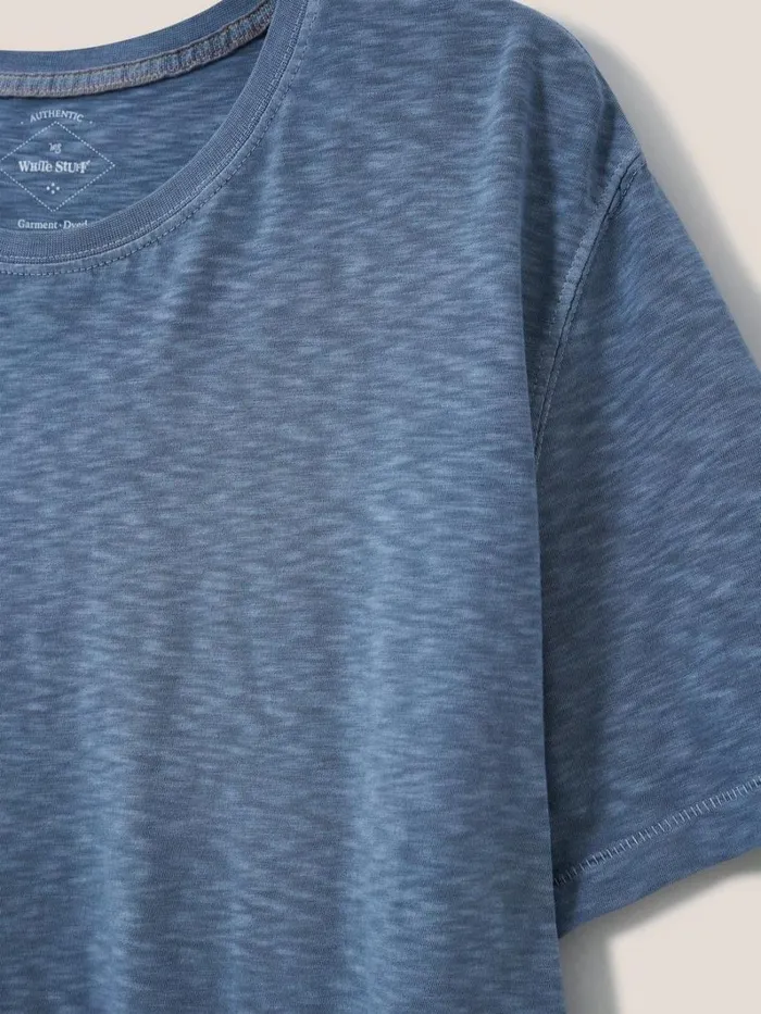 White Stuff TSHIRTS Abersoch Short Sleeve Tee Mid Blue 8211 Men White Stuff TSHIRTS Abersoch Short Sleeve Tee Mid Blue 8211 Men