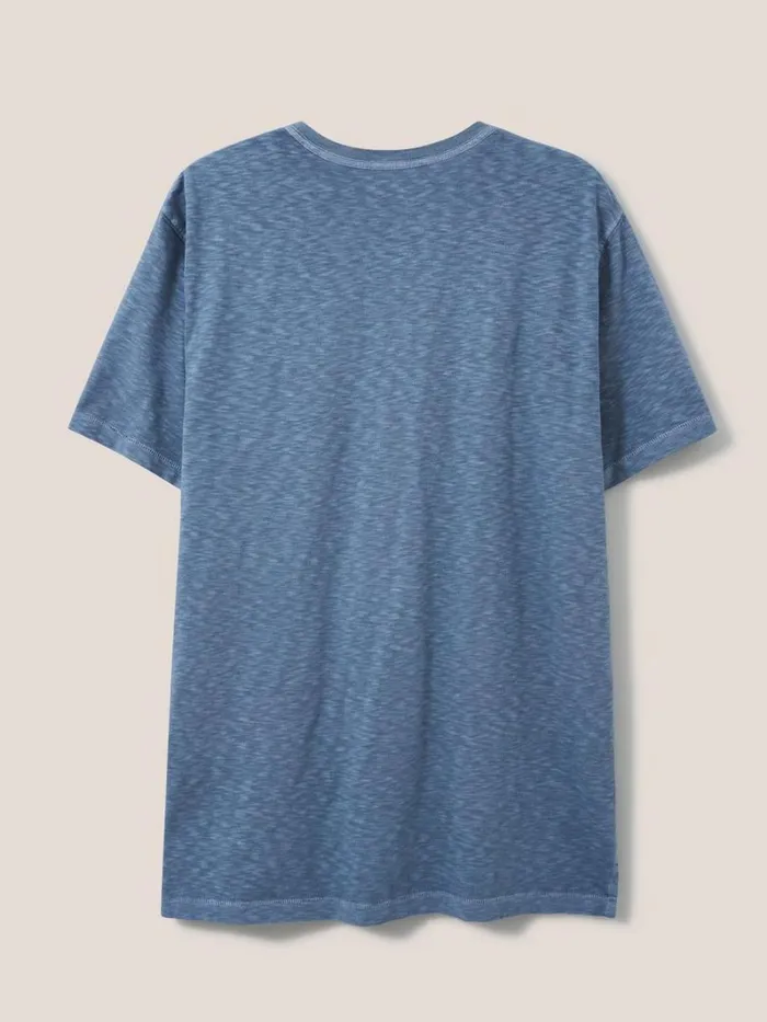 White Stuff TSHIRTS Abersoch Short Sleeve Tee Mid Blue 8211 Men White Stuff TSHIRTS Abersoch Short Sleeve Tee Mid Blue 8211 Men