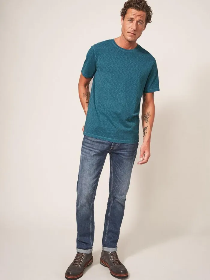 White Stuff TSHIRTS Abersoch Short Sleeve Tee Mid Teal 8211 Men