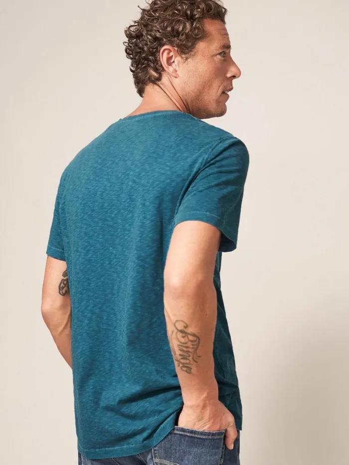 White Stuff TSHIRTS Abersoch Short Sleeve Tee Mid Teal 8211 Men White Stuff TSHIRTS Abersoch Short Sleeve Tee Mid Teal 8211 Men