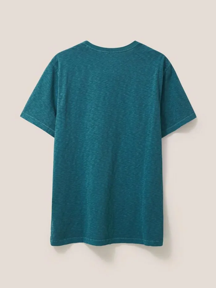 White Stuff TSHIRTS Abersoch Short Sleeve Tee Mid Teal 8211 Men White Stuff TSHIRTS Abersoch Short Sleeve Tee Mid Teal 8211 Men