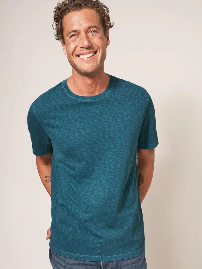 White Stuff TSHIRTS Abersoch Short Sleeve Tee Mid Teal 8211 Men White Stuff TSHIRTS Abersoch Short Sleeve Tee Mid Teal 8211 Men