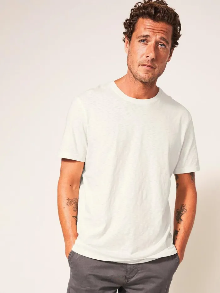 White Stuff TSHIRTS Abersoch Short Sleeve Tee Natural White 8211 Men White Stuff TSHIRTS Abersoch Short Sleeve Tee Natural White 8211 Men