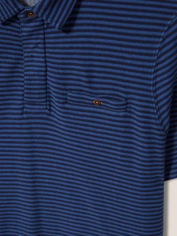 White Stuff TSHIRTS Burston Striped SS Polo Dark Navy 8211 Men White Stuff TSHIRTS Burston Striped SS Polo Dark Navy 8211 Men