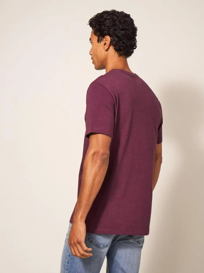 White Stuff TSHIRTS City Cruiser Graphic Tshirt Mid Plum 8211 Men White Stuff TSHIRTS City Cruiser Graphic Tshirt Mid Plum 8211 Men