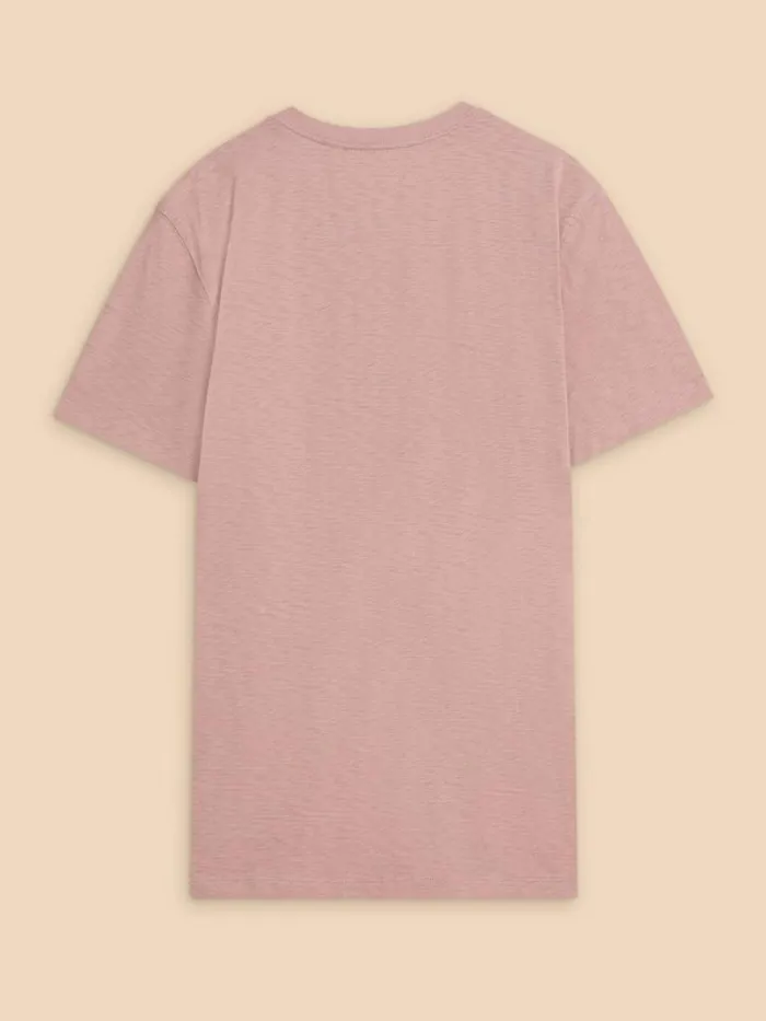 White Stuff TSHIRTS Escape Graphic Short Sleeve Tee Pink Print 8211 Men White Stuff TSHIRTS Escape Graphic Short Sleeve Tee Pink Print 8211 Men