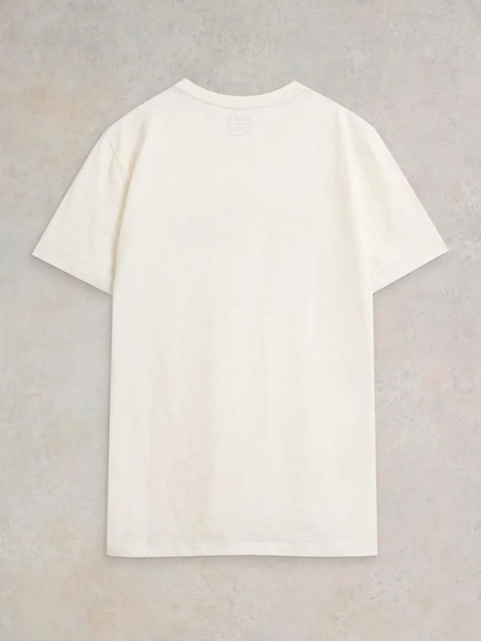 White Stuff TSHIRTS Out Of Offish Graphic Tee White Print 8211 Men White Stuff TSHIRTS Out Of Offish Graphic Tee White Print 8211 Men