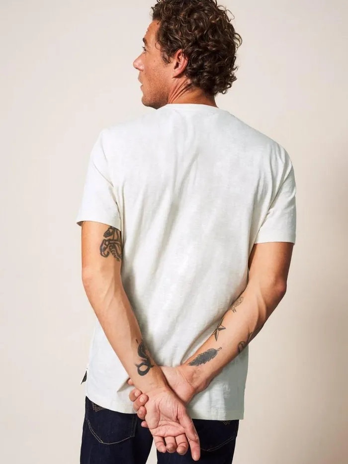 White Stuff TSHIRTS Palm Springs Graphic Tee Natural White 8211 Men White Stuff TSHIRTS Palm Springs Graphic Tee Natural White 8211 Men