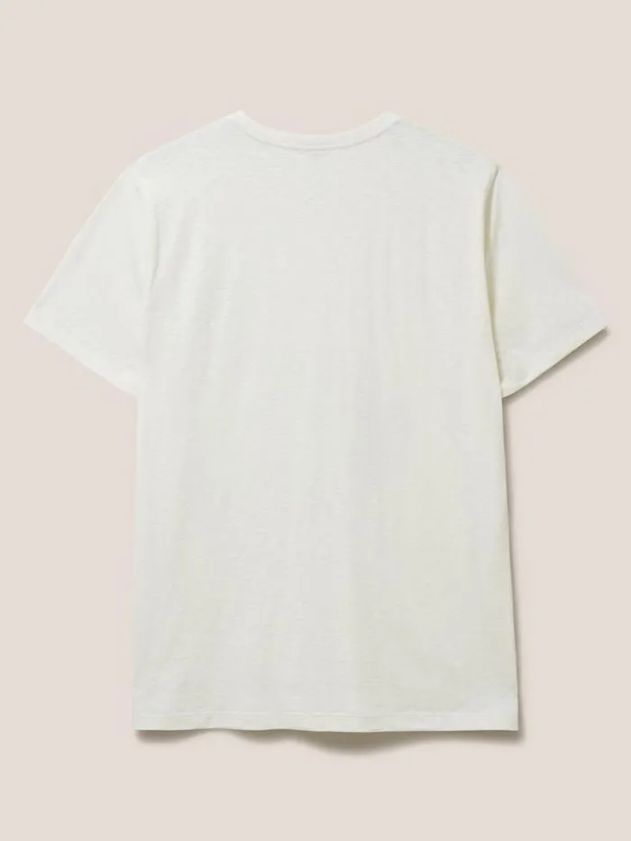 White Stuff TSHIRTS Palm Springs Graphic Tee Natural White 8211 Men White Stuff TSHIRTS Palm Springs Graphic Tee Natural White 8211 Men