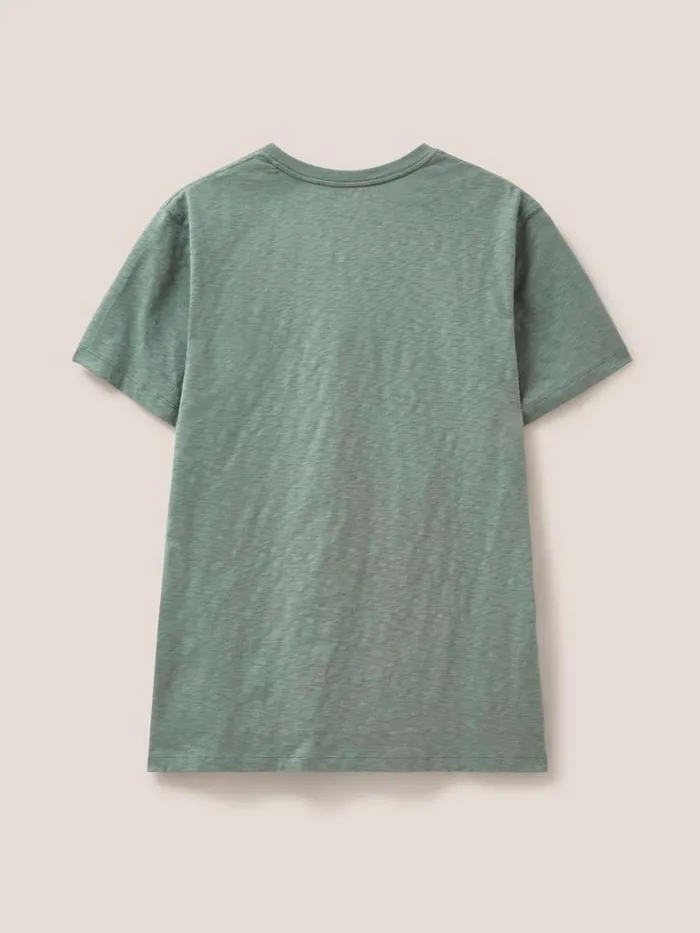 White Stuff TSHIRTS Trawler Graphic Tshirt Dusty Green 8211 Men White Stuff TSHIRTS Trawler Graphic Tshirt Dusty Green 8211 Men