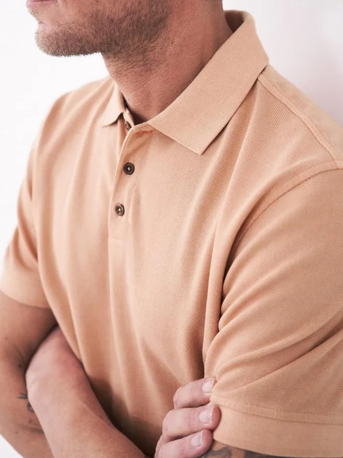 White Stuff TSHIRTS Utility Polo Light Pink 8211 Men