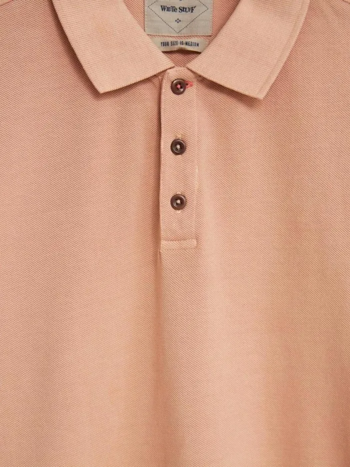 White Stuff TSHIRTS Utility Polo Light Pink 8211 Men White Stuff TSHIRTS Utility Polo Light Pink 8211 Men