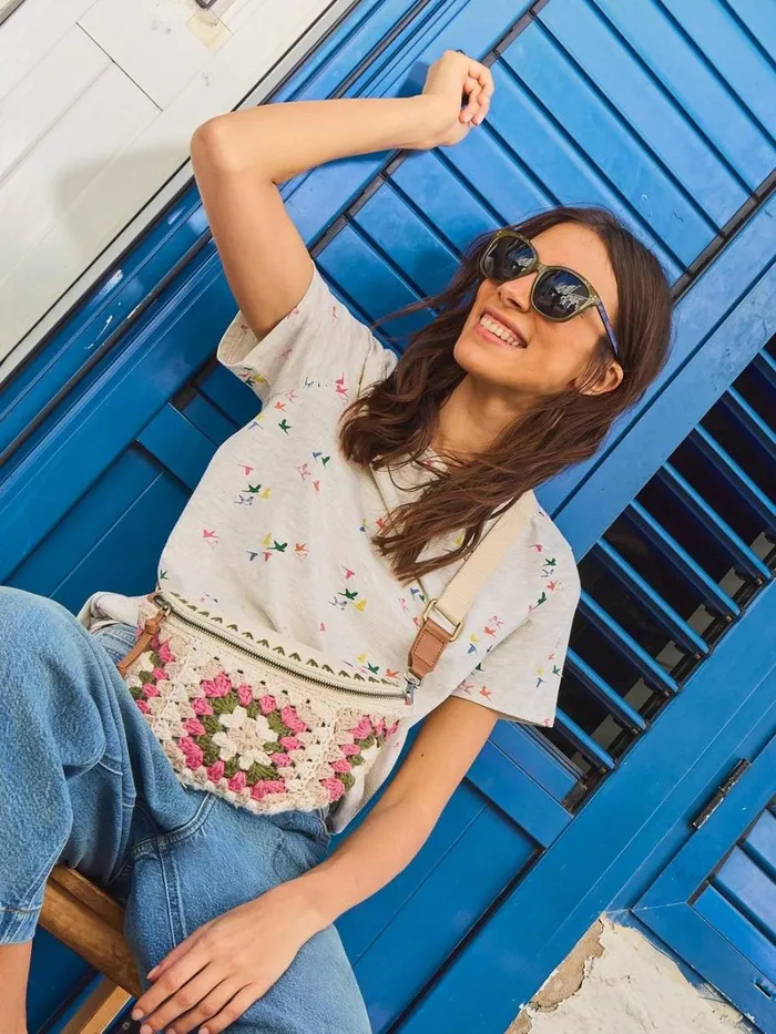 White Stuff TOPS and TEES ABBIE PRINT TEE Natural Print 8211 Women White Stuff TOPS and TEES ABBIE PRINT TEE Natural Print 8211 Women