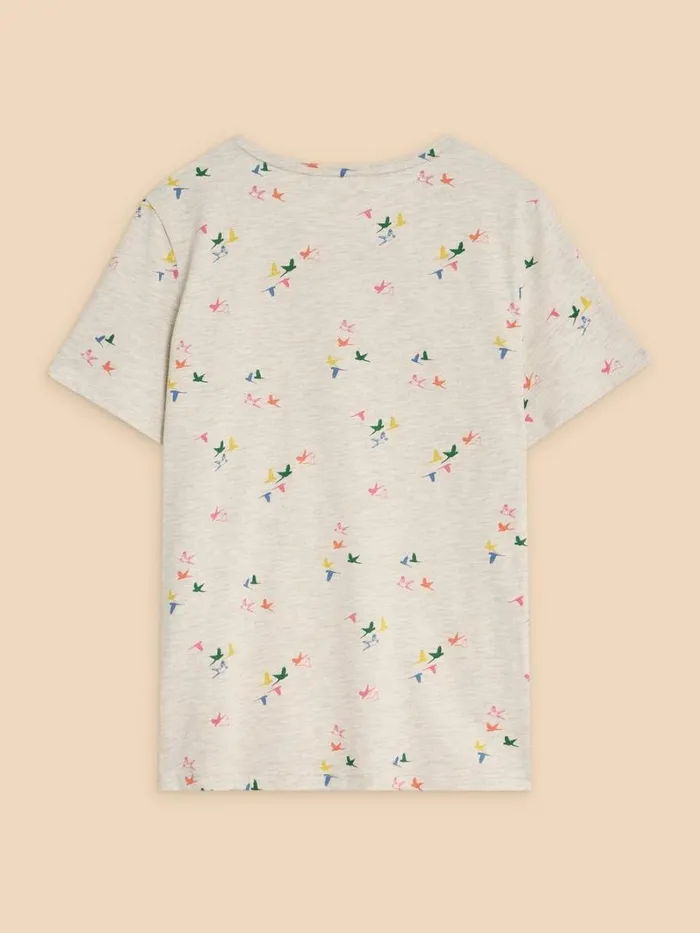 White Stuff TOPS and TEES ABBIE PRINT TEE Natural Print 8211 Women White Stuff TOPS and TEES ABBIE PRINT TEE Natural Print 8211 Women