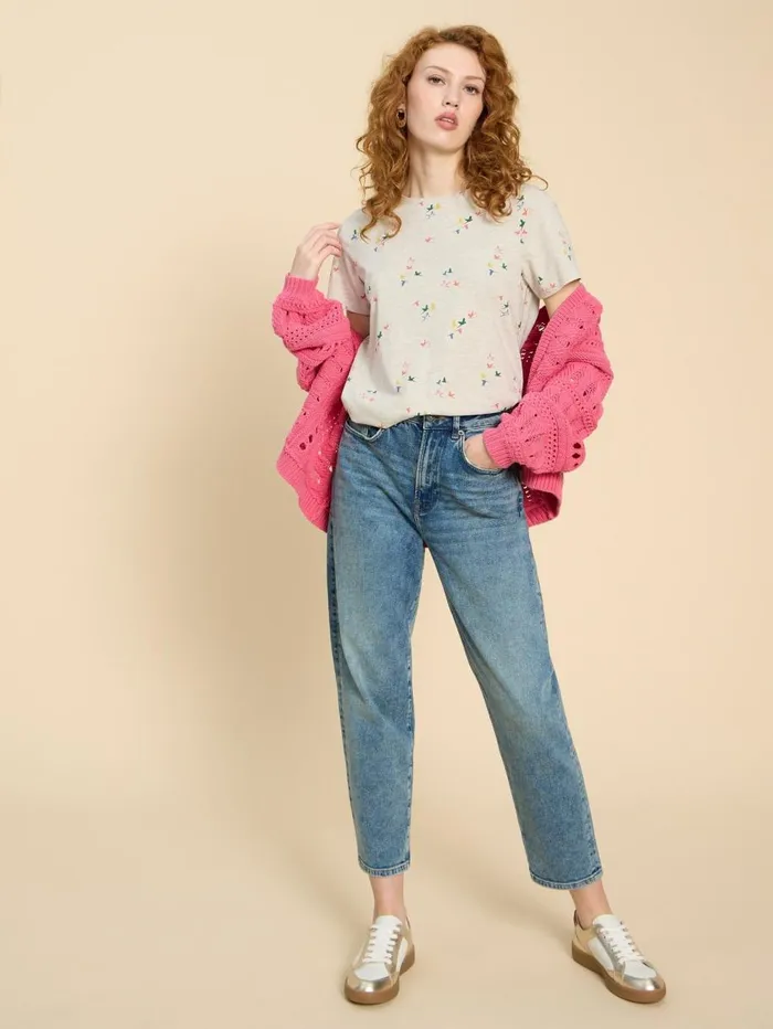 White Stuff TOPS and TEES ABBIE PRINT TEE Natural Print 8211 Women White Stuff TOPS and TEES ABBIE PRINT TEE Natural Print 8211 Women