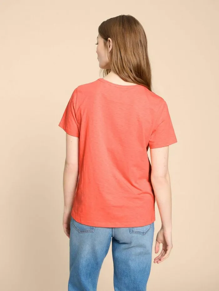 White Stuff TOPS and TEES ABBIE TEE Bright Orange 8211 Women White Stuff TOPS and TEES ABBIE TEE Bright Orange 8211 Women