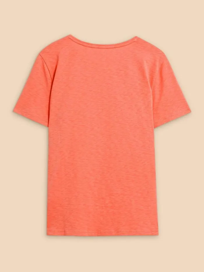 White Stuff TOPS and TEES ABBIE TEE Bright Orange 8211 Women White Stuff TOPS and TEES ABBIE TEE Bright Orange 8211 Women