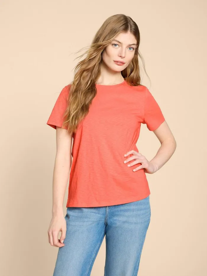 White Stuff TOPS and TEES ABBIE TEE Bright Orange 8211 Women White Stuff TOPS and TEES ABBIE TEE Bright Orange 8211 Women