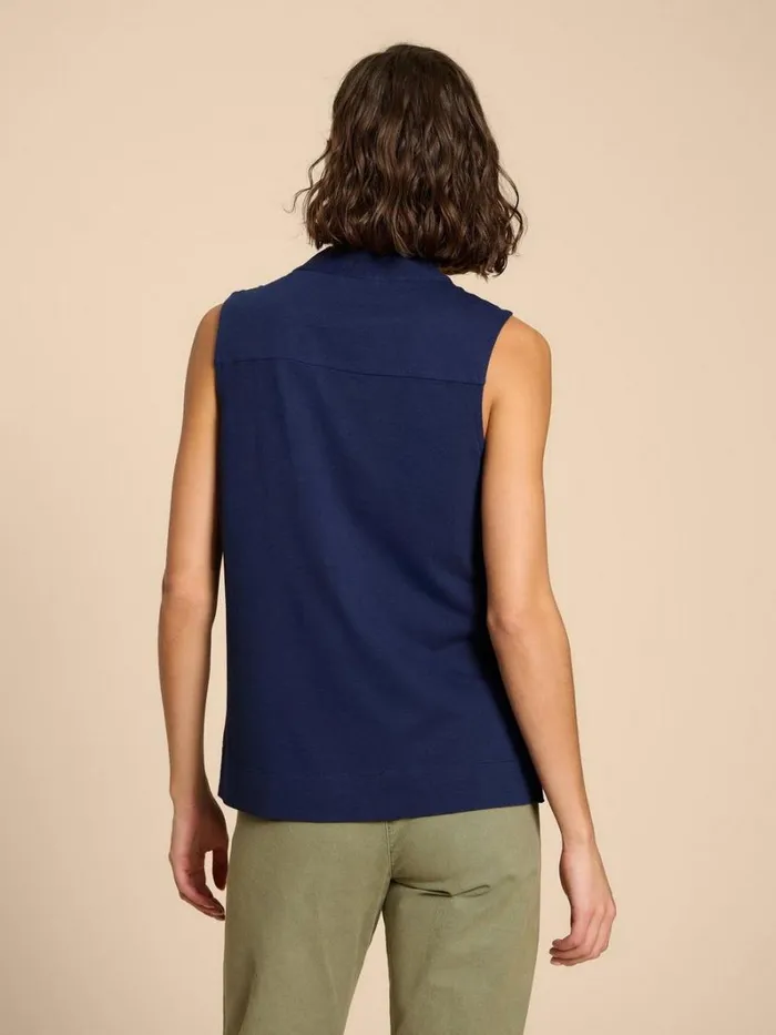 White Stuff TOPS and TEES CELIA MIX JERSEY SHIRT French Navy 8211 Women White Stuff TOPS and TEES CELIA MIX JERSEY SHIRT French Navy 8211 Women