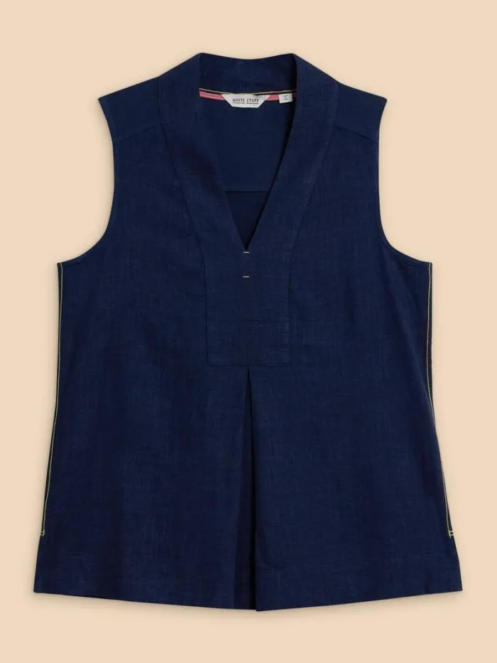 White Stuff TOPS and TEES CELIA MIX JERSEY SHIRT French Navy 8211 Women White Stuff TOPS and TEES CELIA MIX JERSEY SHIRT French Navy 8211 Women