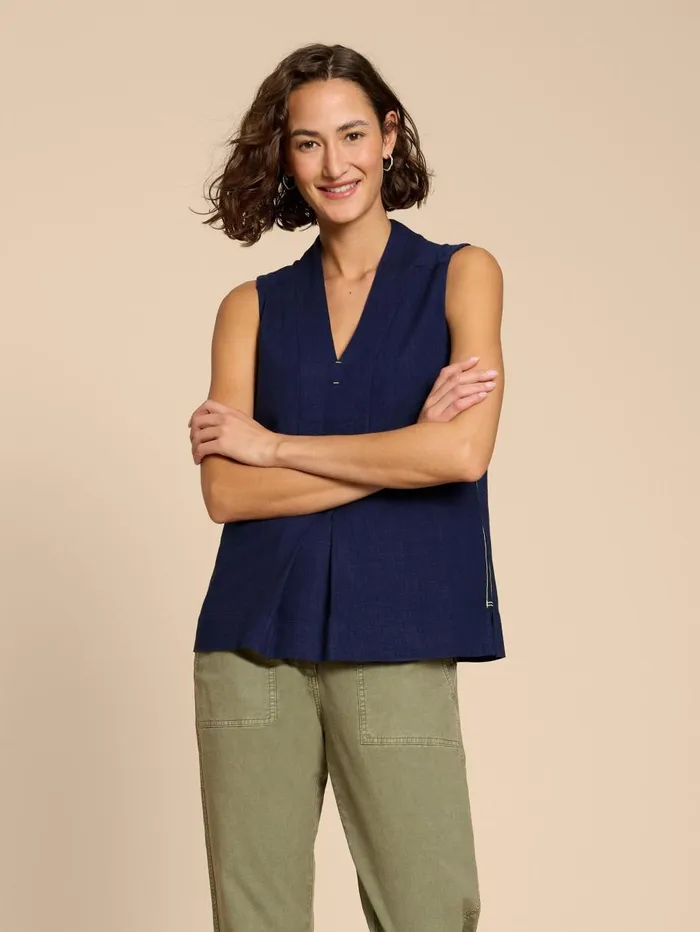 White Stuff TOPS and TEES CELIA MIX JERSEY SHIRT French Navy 8211 Women White Stuff TOPS and TEES CELIA MIX JERSEY SHIRT French Navy 8211 Women