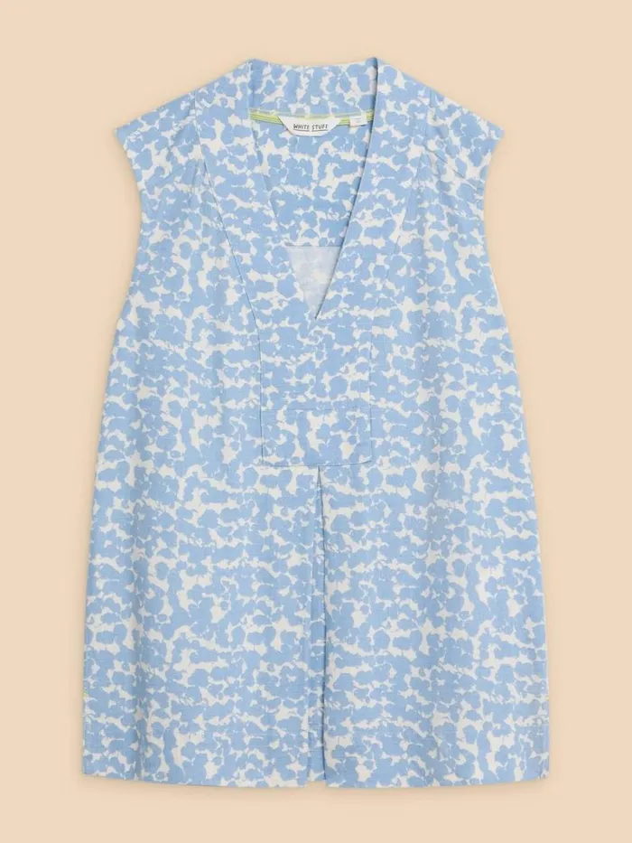 White Stuff TOPS and TEES CELIA SHIRT Blue Print 8211 Women White Stuff TOPS and TEES CELIA SHIRT Blue Print 8211 Women