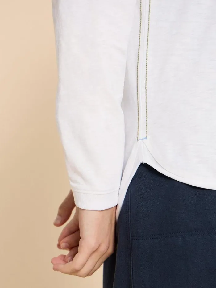 White Stuff TOPS and TEES CLARA LS TEE Brilliant White 8211 Women White Stuff TOPS and TEES CLARA LS TEE Brilliant White 8211 Women