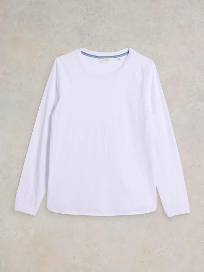 White Stuff TOPS and TEES CLARA LS TEE Brilliant White 8211 Women White Stuff TOPS and TEES CLARA LS TEE Brilliant White 8211 Women