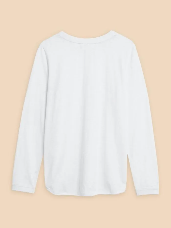 White Stuff TOPS and TEES CLARA LS TEE Brilliant White 8211 Women White Stuff TOPS and TEES CLARA LS TEE Brilliant White 8211 Women