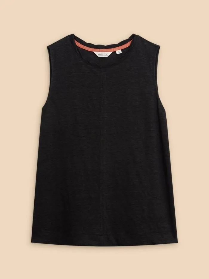 White Stuff TOPS and TEES RYLEE LINEN VEST Pure Black 8211 Women White Stuff TOPS and TEES RYLEE LINEN VEST Pure Black 8211 Women
