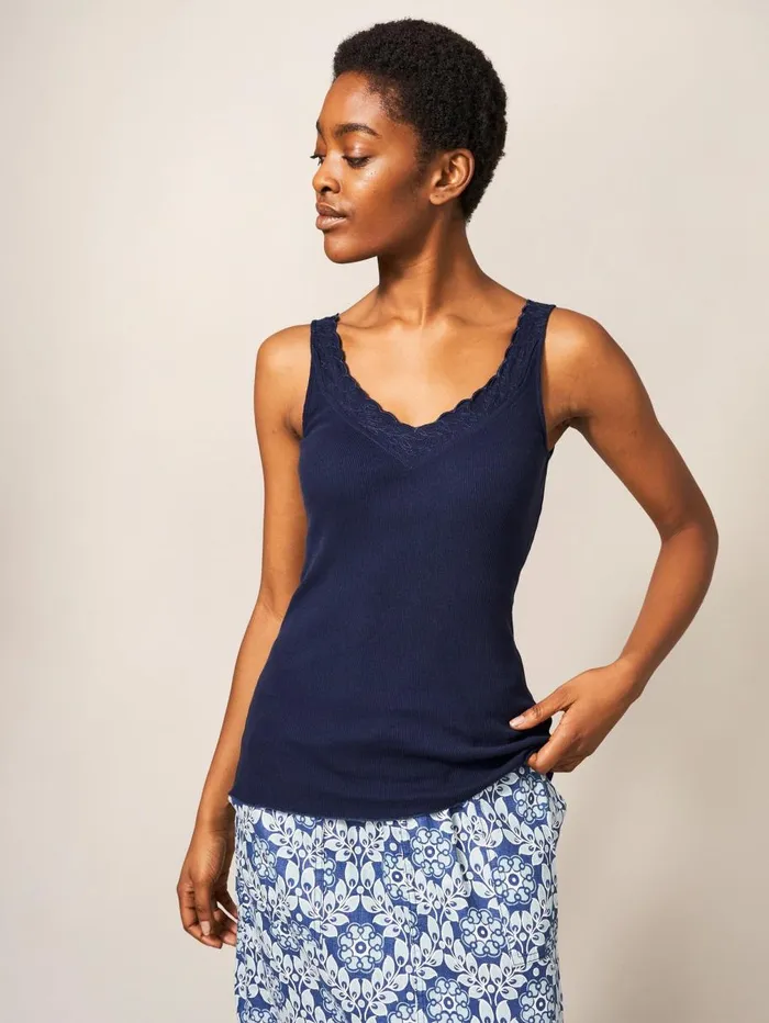 White Stuff TOPS and TEES SEABREEZE VEST V NECK French Navy 8211 Women White Stuff TOPS and TEES SEABREEZE VEST V NECK French Navy 8211 Women
