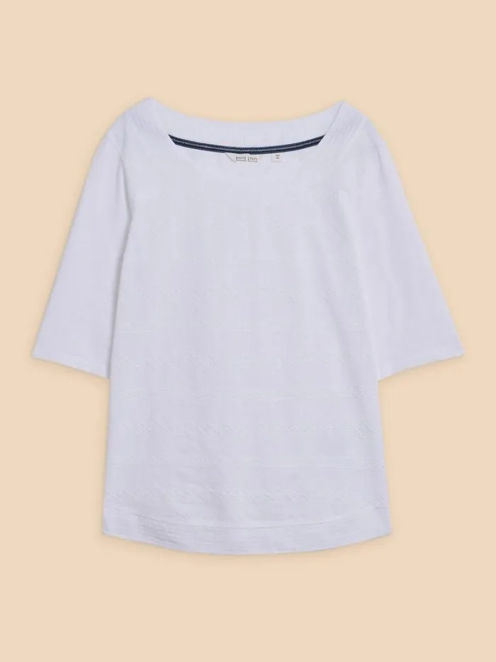 White Stuff TOPS and TEES WEAVER EMBROIDERED TOP Brilliant White 8211 Women White Stuff TOPS and TEES WEAVER EMBROIDERED TOP Brilliant White 8211 Women
