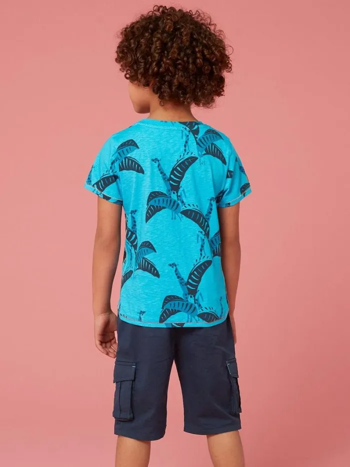 White Stuff TOPS Banana Leaf Graphic T Shirt Blue Print 8211 Kids White Stuff TOPS Banana Leaf Graphic T Shirt Blue Print 8211 Kids