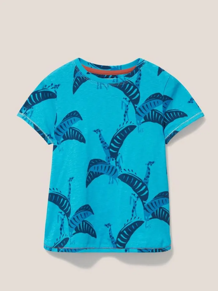 White Stuff TOPS Banana Leaf Graphic T Shirt Blue Print 8211 Kids White Stuff TOPS Banana Leaf Graphic T Shirt Blue Print 8211 Kids