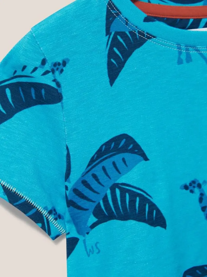 White Stuff TOPS Banana Leaf Graphic T Shirt Blue Print 8211 Kids White Stuff TOPS Banana Leaf Graphic T Shirt Blue Print 8211 Kids