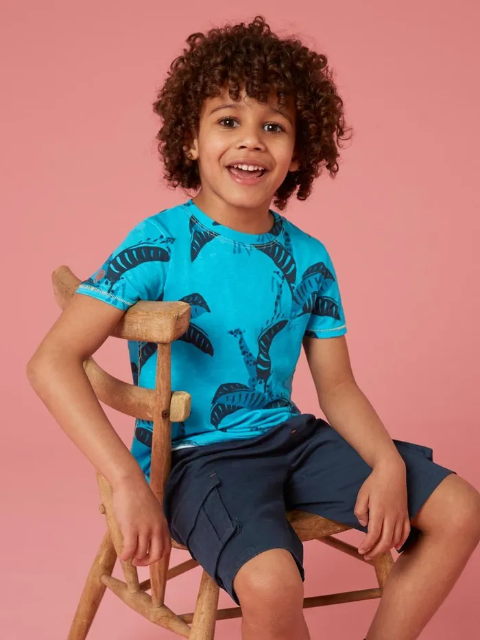 White Stuff TOPS Banana Leaf Graphic T Shirt Blue Print 8211 Kids White Stuff TOPS Banana Leaf Graphic T Shirt Blue Print 8211 Kids